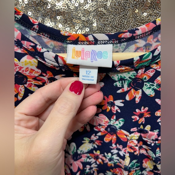 LuLaRoe Other - Slinky floral Carly for girls